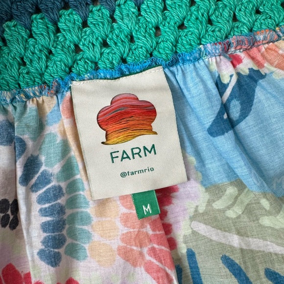 NWOT Farm Rio Dewdrop Spectrum Coverup dress size M - Picture 4 of 6